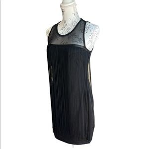 Love Fire Little Black Tassel Dress, 20s style, Size M.
